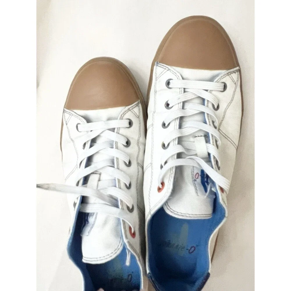 Johnnie-O Surfside Sail Away Blue White Men's Casual Sneaker /‎ Shoe Size 10.5 M